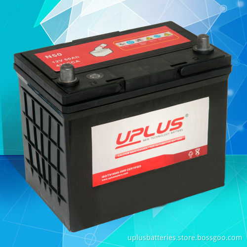 Dry Acid Starter Car Battery/Auto Battery 12V 50ah (N50)